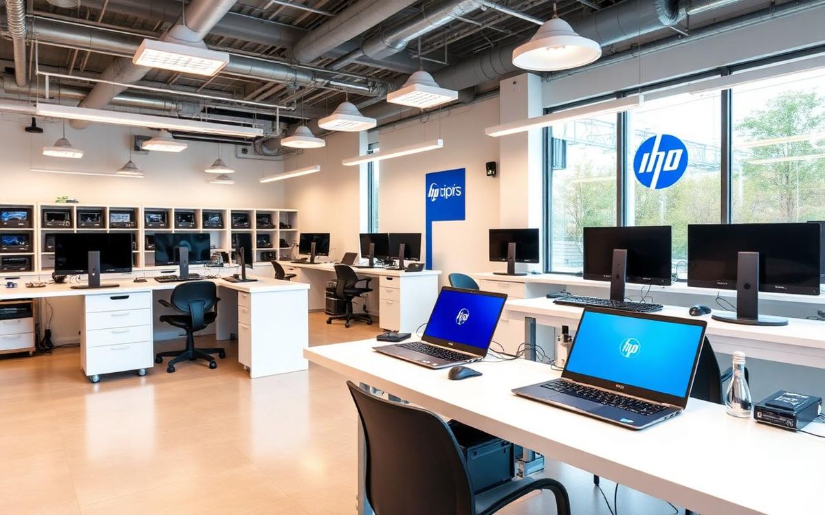 HP Service Center Indore workshop
